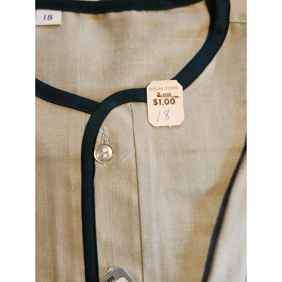 Washington DEE CEE shirt 1950's or older NOS size 18 still has pins never open - Picture 3 of 4